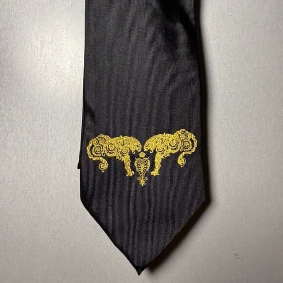 Gianni Versace Mens Silk Tie - Picture 1 of 6